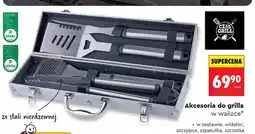 Biedronka Akcesoria do grilla w walizce ze stali nierdzewnej oferta