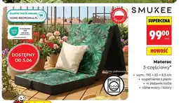 Biedronka Materac 3-częściowy Smukee 190x65x8,5cm oferta
