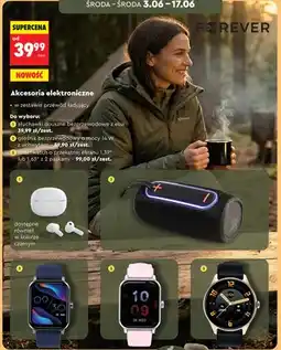 Biedronka Słuchawki douszne bezprzewodowe z etui FOREVER w zestawie przewód ładujący oferta