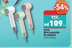 Biedronka Mini suszarka do włosów DREAME oferta