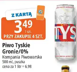 E.Leclerc Tyskie Piwo Gronie/0% oferta