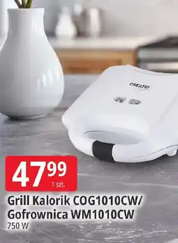 E.Leclerc Kalorik Grill COG1010CW / Gofrownica WM1010CW oferta