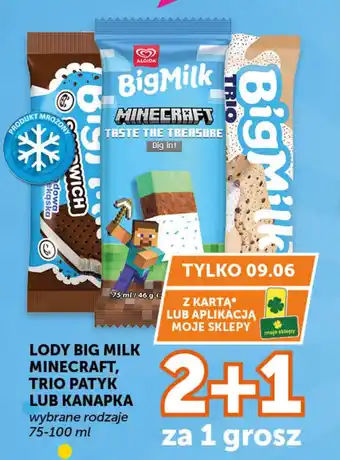 Algida Big Milk Lody Minecraft, Trio patyk lub Kanapka