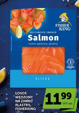 Groszek Fisher King Łosoś wędzony na zimno plastry oferta