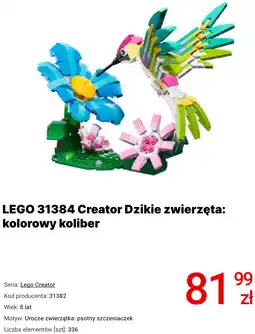Media Expert LEGO 31384 Creator Dzikie zwierzęta: kolorowy koliber oferta