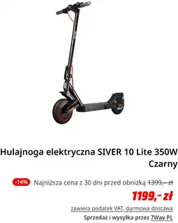 Media Markt Hulajnoga elektryczna SIVER 10 Lite 350W Czarny oferta