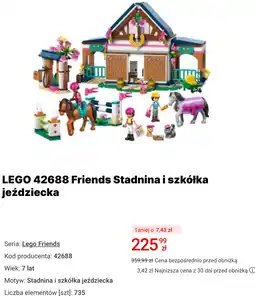 Media Expert LEGO 42688 Friends Stadnina i szkółka jeździecka oferta