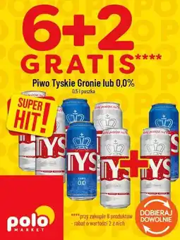 Polomarket Piwo Tyskie Gronie lub 0,0% oferta