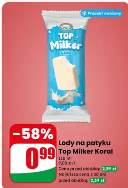 Dino Lody na patyku Top Milker Koral oferta