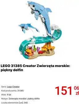 Media Expert LEGO 31385 Creator Zwierzęta morskie: piękny delfin oferta