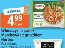 E.Leclerc Włoszczyzna paski/ Marchewka z groszkiem Hortex oferta