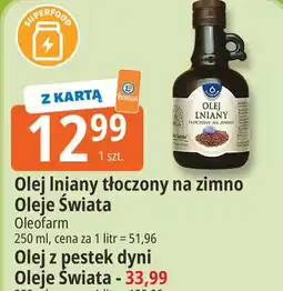 E.Leclerc Oleje Świata Olej lniany tłoczony na zimno / Olej z pestek dyni oferta