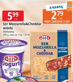 E.Leclerc Ser Mozzarella&Cheddar wiórki Mlekovita oferta