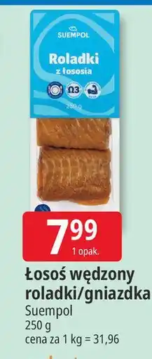 E.Leclerc Łosoś wędzony roladki/gniazdka Suempol oferta