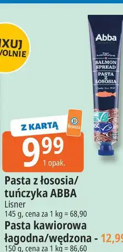 E.Leclerc Pasta z łososia/tuńczyka ABBA oferta