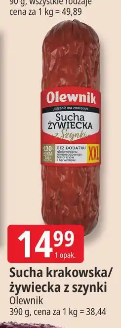 E.Leclerc Sucha krakowska/żywiecka z szynki Olewnik oferta