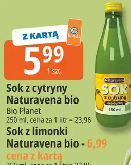 E.Leclerc Naturavena Sok z cytryny bio / Sok z limonki bio oferta