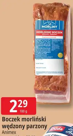 E.Leclerc Boczek morliński wędzony parzony Animex oferta