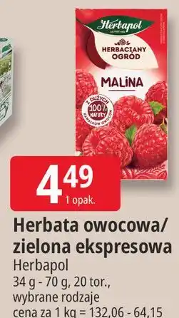 E.Leclerc Herbata owocowa/zielona ekspresowa Herbapol oferta
