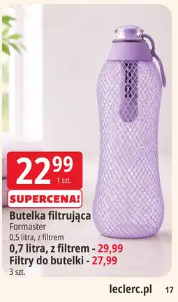 E.Leclerc Butelka filtrująca Formaster oferta