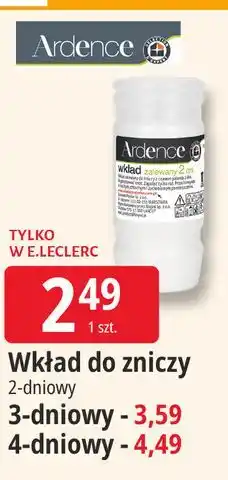 E.Leclerc Wkład do zniczy Ardence oferta