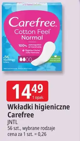 E.Leclerc Wkładki higieniczne Carefree oferta