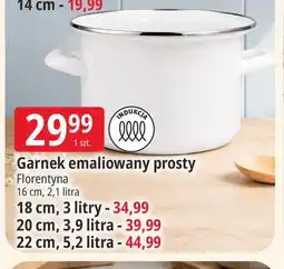 E.Leclerc Garnek emaliowany prosty Florentyna oferta
