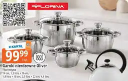E.Leclerc Garnki nierdzewne Oliver Florentyna oferta