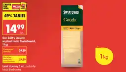 Biedronka Światowid Ser żółty Gouda oferta