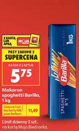 Biedronka Barilla Makaron spaghetti oferta