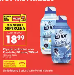 Biedronka Lenor Płyn do płukania Fresh Air oferta