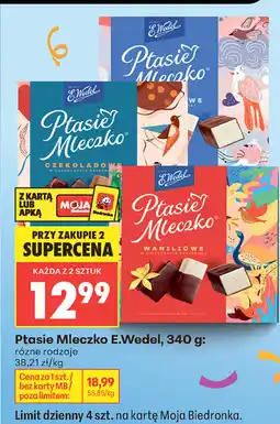 Biedronka E.Wedel Ptasie Mleczko oferta