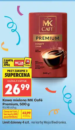 Biedronka Mk Café Kawa mielona Premium oferta