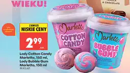 Biedronka Marletto Lody Cotton Candy lub Bubble Gum oferta