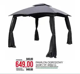 Abra Pawilon ogrodowy 3x3m YF-3592-G oferta