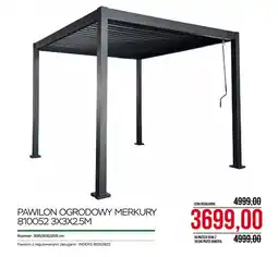 Abra Pawilon ogrodowy Merkury 810052 3x3x2.5m oferta