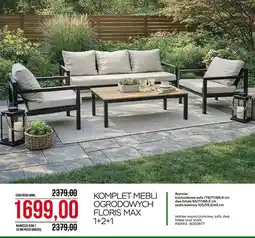 Abra Komplet mebli ogrodowych FLORIS MAX 1+2+1 oferta