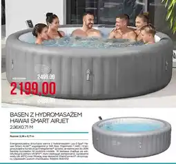 Abra Basen z hydromasażem Hawaii Smart AirJet 2,36x0,71m oferta