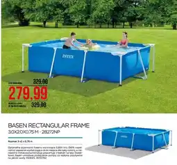 Abra Basen RECTANGULAR FRAME INTEX 3.0x2.0x0.75m 28272NP oferta