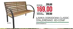 Abra Ławka ogrodowa Classic stal/drewno XD-C014F 62/62/82cm oferta