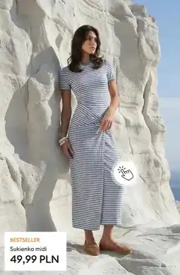 Sinsay Bestseller Sukienka midi oferta