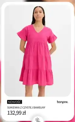 BonPrix Sukienka z czystej bawełny bonprix oferta