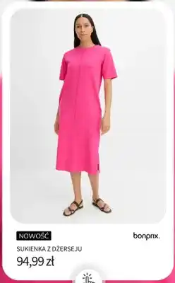 BonPrix Sukienka z dżerseju bonprix oferta