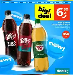 Dealz Dr Pepper lub Canada Dry Napój gazowany oferta
