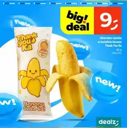 Dealz Thank You Ka Obieralne ciastko w kształcie banana oferta