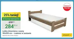 ERLI Łóżko drewniane z sosny oferta