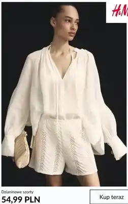 H&M Dzianinowe szorty oferta