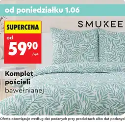 Biedronka Komplet pościeli Smukee oferta