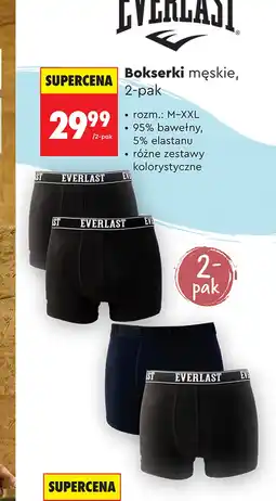Biedronka Bokserki męskie Everlast oferta