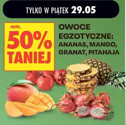 Biedronka Owoce egzotyczne: ananas, mango, granat, pitahaja oferta